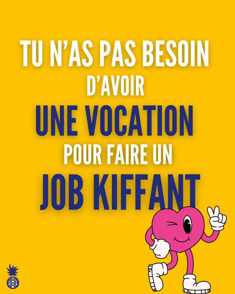 « Je n&rsquo;ai pas de vocation »